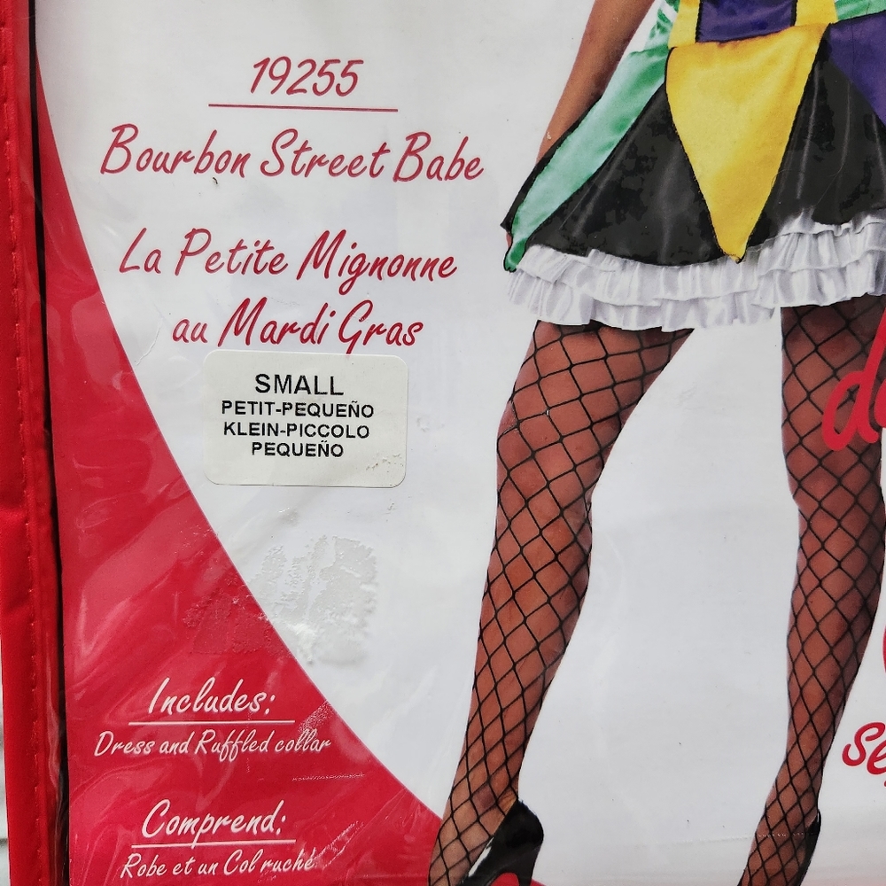 Mardi Gras "Bourbon Street Babe" Costume - Picture 2 of 6